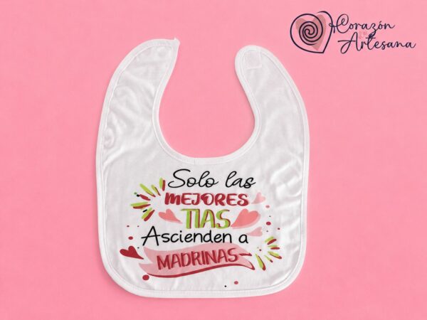 Babero Velcro Madrinas - Imagen 3