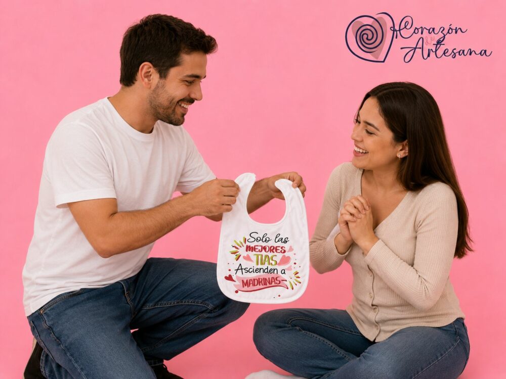 Babero Velcro Madrinas - Imagen 2