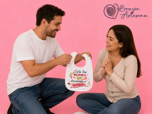 Babero Velcro Madrinas - Imagen 2