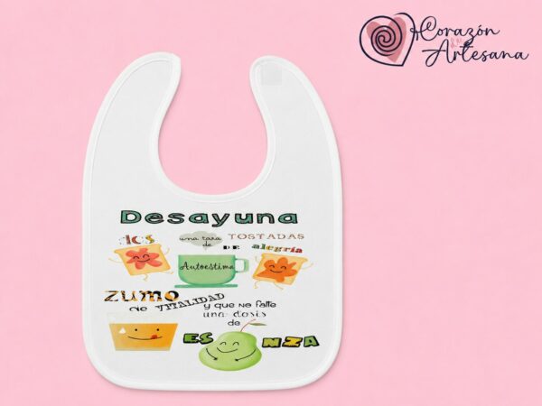 Babero Velcro Desayuno - Imagen 2