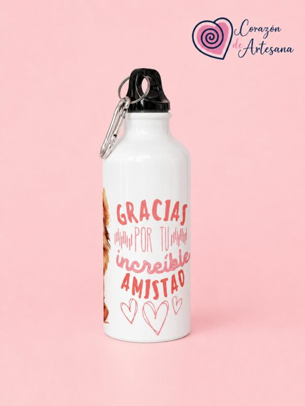 Botella Aluminio Perrita con Piruleta - Imagen 3