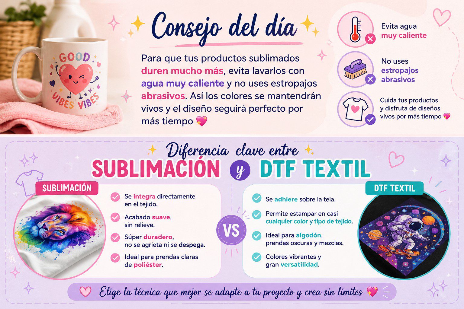 Consejo sublimación