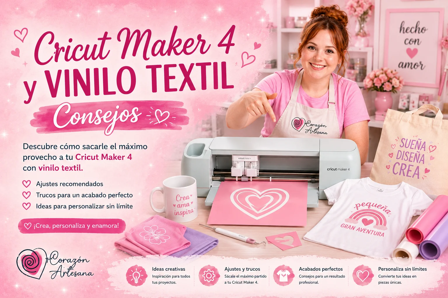 Cricut Maker 4: Consejos de Vinilo Textil para Principiantes