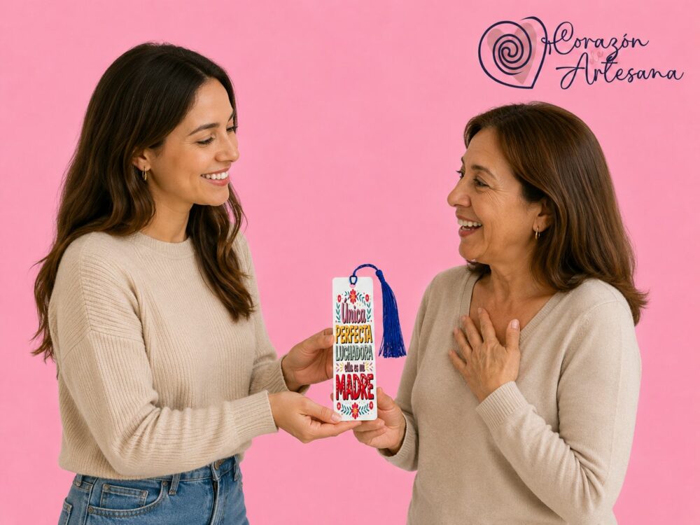 Marcapáginas Aluminio Mamá - Imagen 2