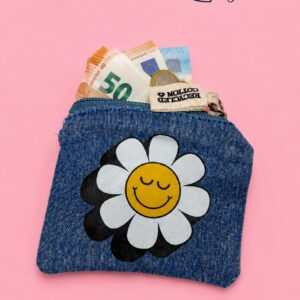Monedero Vaquero Flor Sonriente