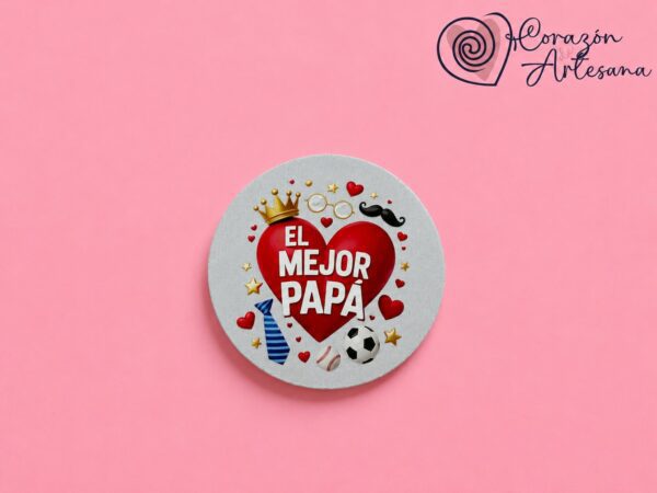 Posavaso Antideslizante Papá - Imagen 2