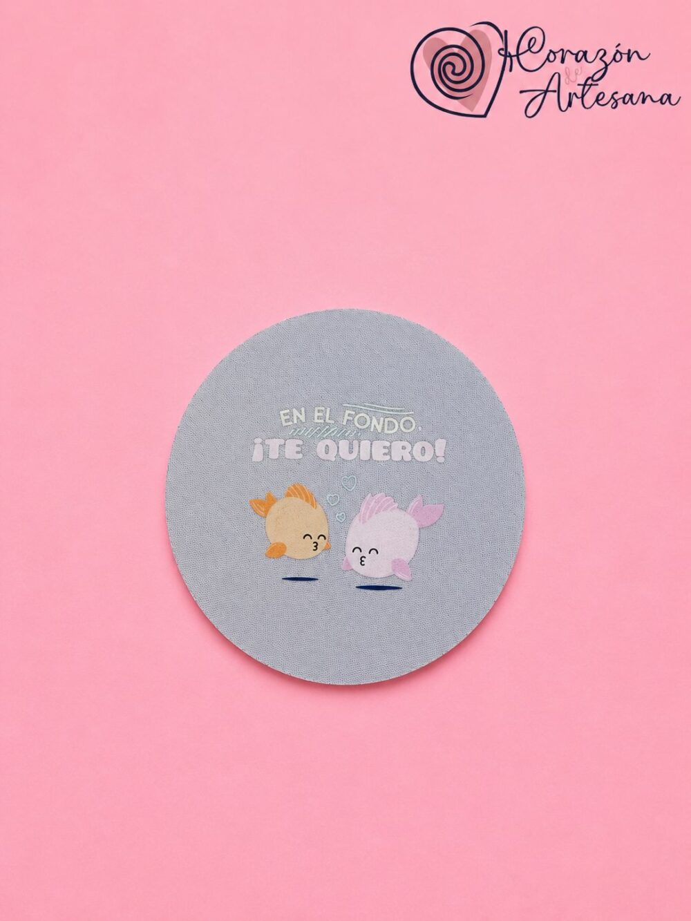 Posavaso Frase con Peces - Imagen 3
