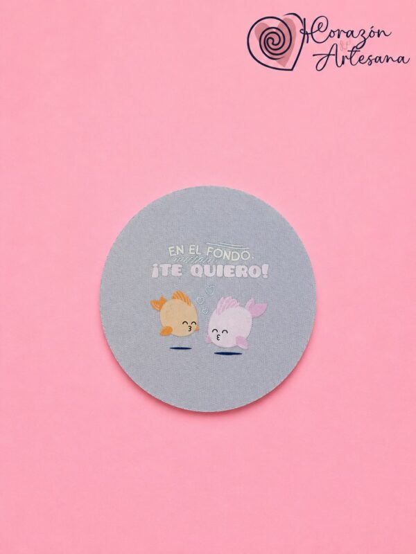 Posavaso Frase con Peces - Imagen 3