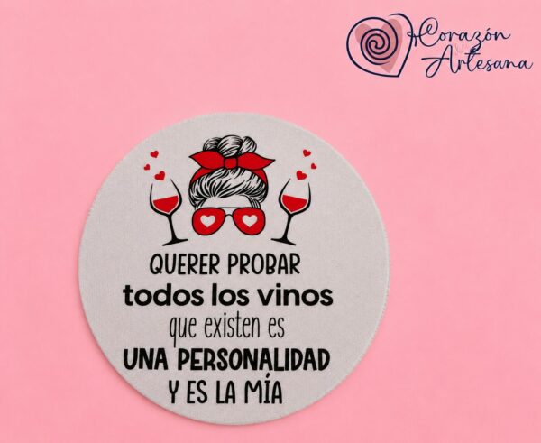 Posavaso Antideslizante Silueta Mujer - Imagen 2