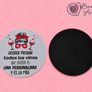 Posavaso Antideslizante Silueta Mujer