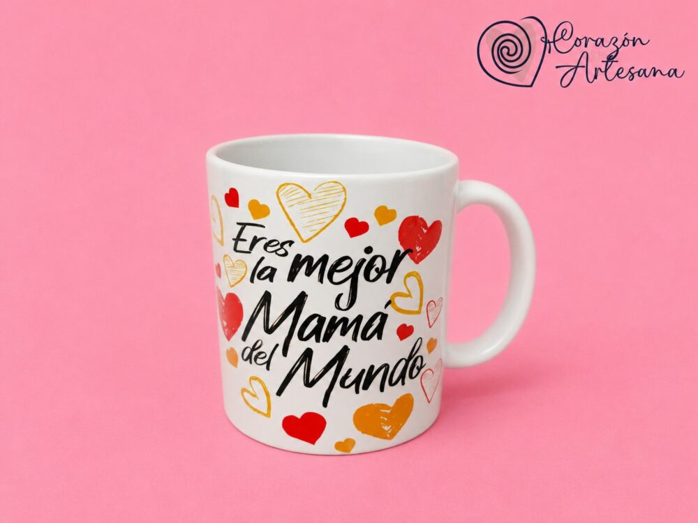 Taza Cerámica Mamá Mundo - Imagen 2