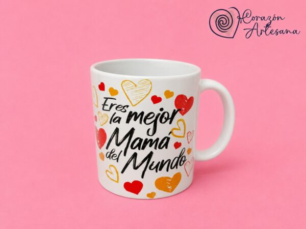 Taza Cerámica Mamá Mundo - Imagen 2
