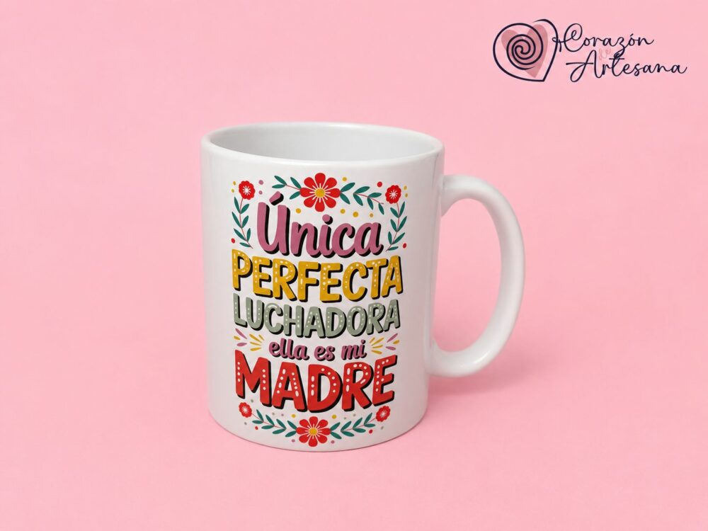 Taza Cerámica Mamá Única - Imagen 3