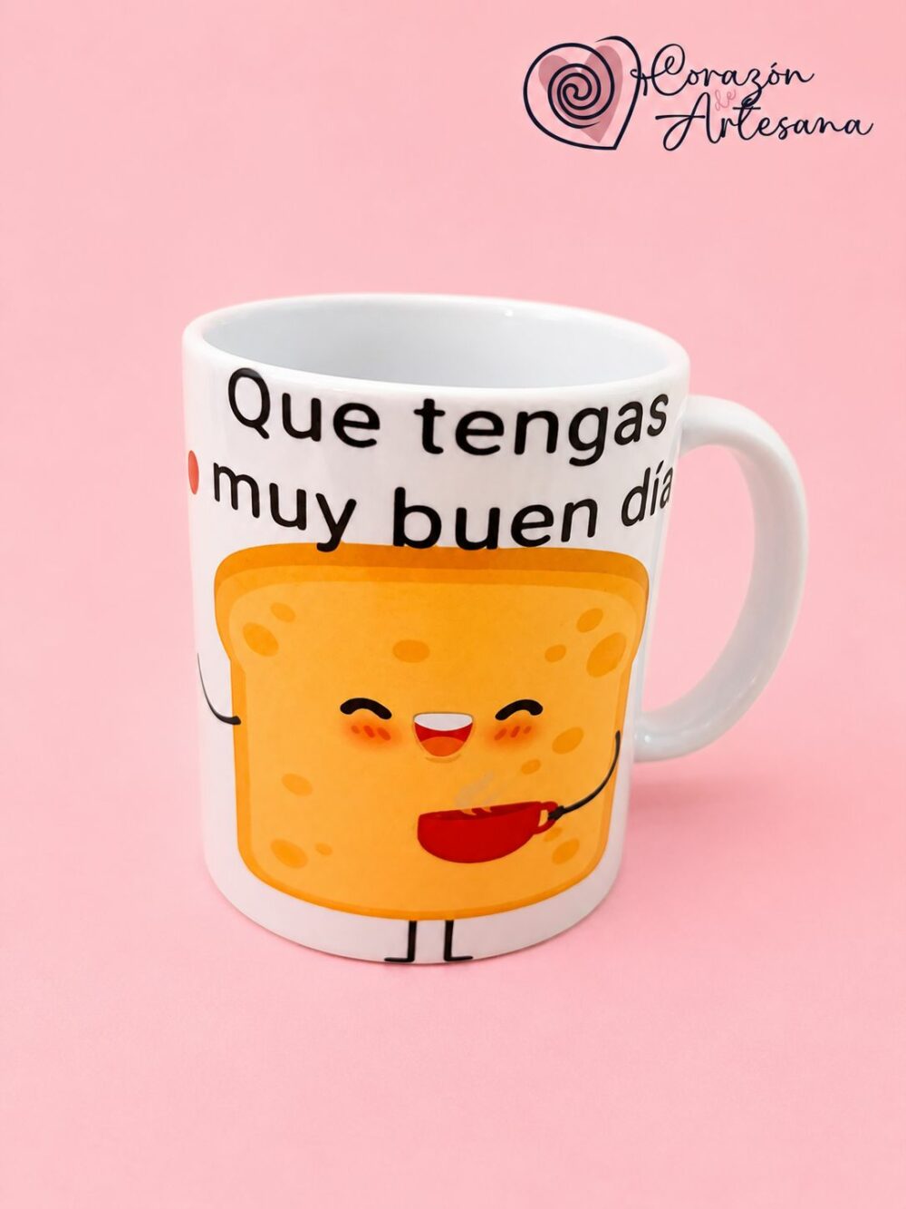 Taza Cerámica Pan tostado - Imagen 3
