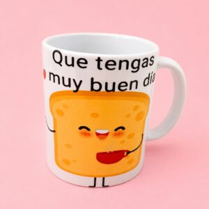 Taza Cerámica Pan tostado