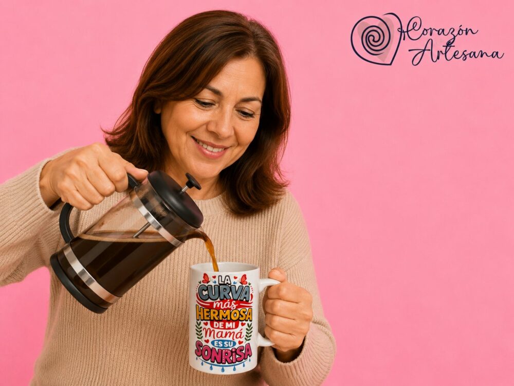 Taza Cerámica Mamá - Imagen 3
