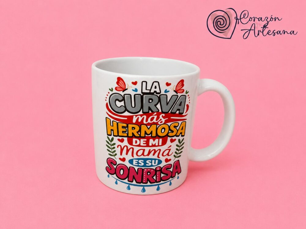 Taza Cerámica Mamá - Imagen 2