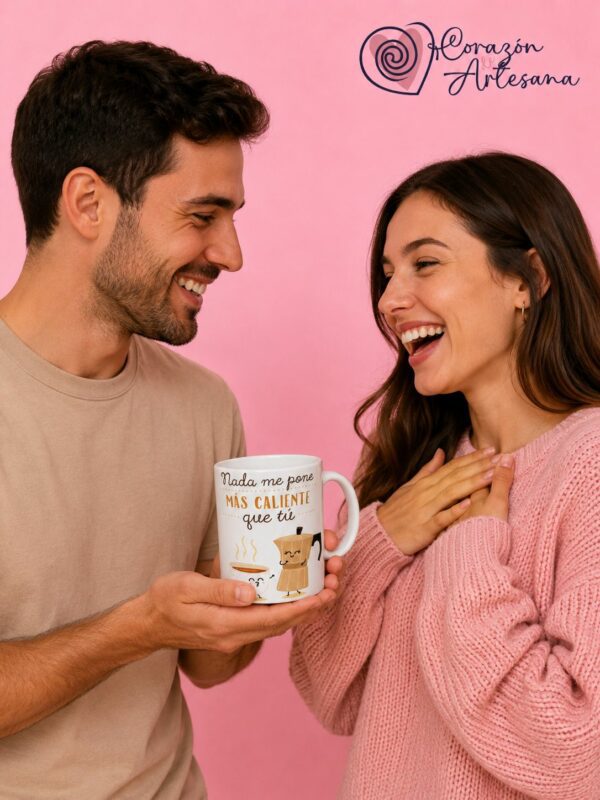 Taza Cerámica Cafetera y Taza - Imagen 2