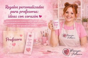 Regalos personalizados para profesoras: ideas con corazón ♥