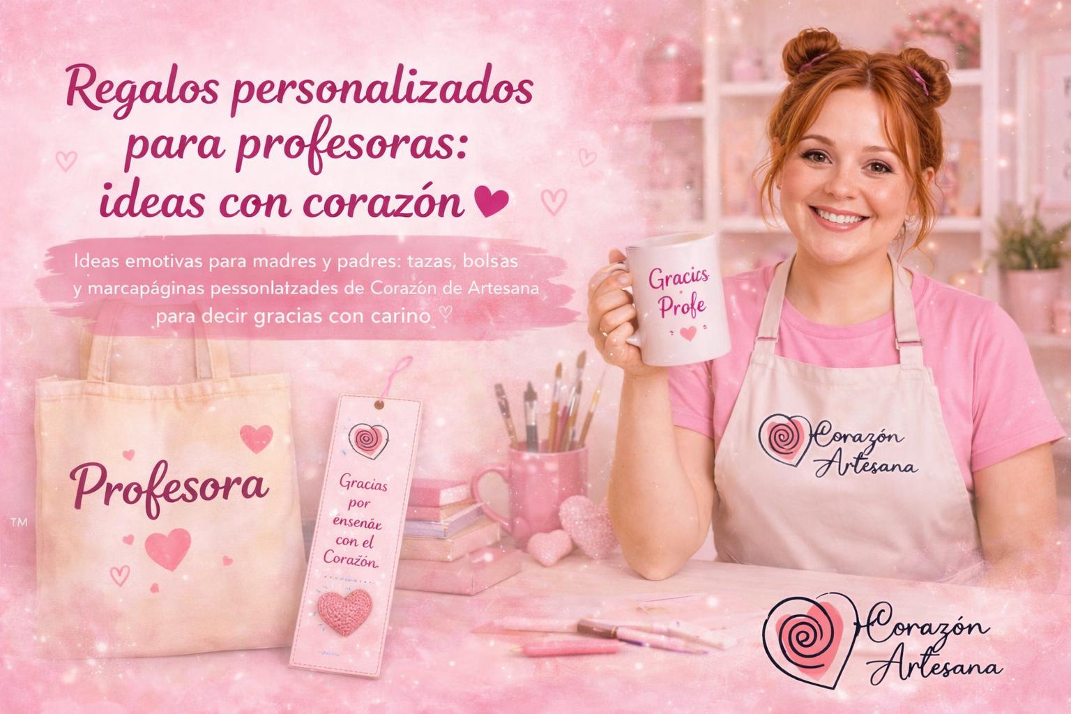 Regalos personalizados para profesoras: ideas con corazón ♥