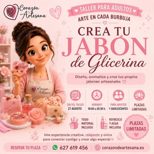Taller Arte en cada Burbujas, Jabones